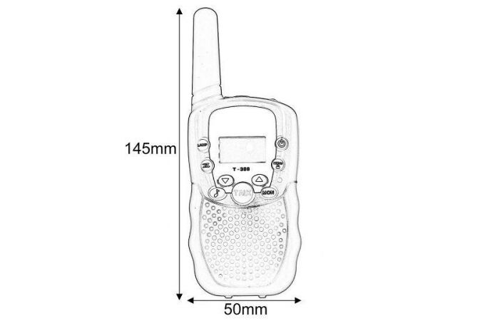 Рации комплект 2 штуки Орбита OT-RCR04 (UHF)