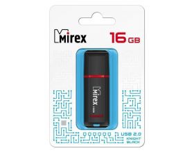 Флешка USB 2.0 Mirex KNIGHT BLACK 16GB (ecopack)