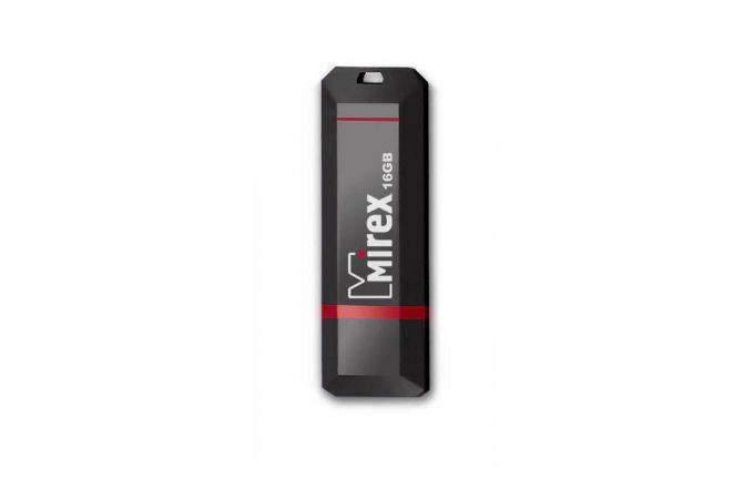 Флешка USB 2.0 Mirex KNIGHT BLACK 16GB (ecopack)