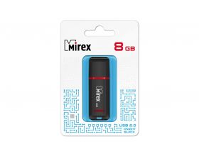 Флешка USB 2.0 Mirex KNIGHT BLACK 8GB (ecopack)