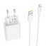 Сетевое зарядное устройство USB + кабель Type-C BOROFONE BA32A Bright Power widely 3000 mAh (белый)
