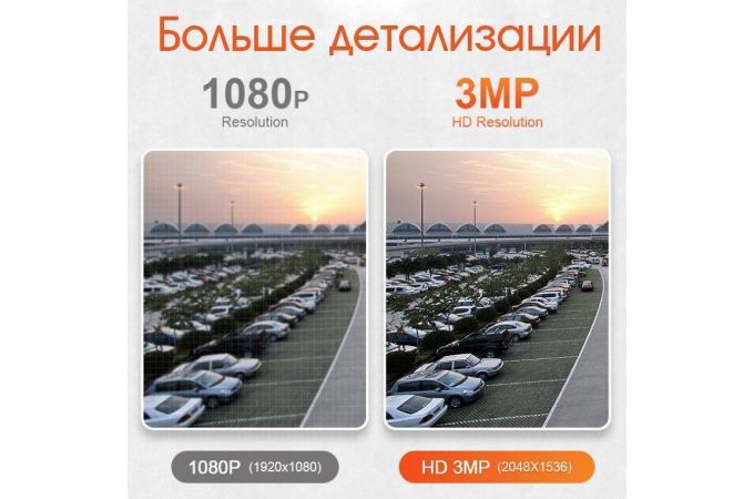 Видеокамера Орбита OT-VNI47 IP-WI-FI (2048*1536, 3Mpix, 3.6мм, пластик)