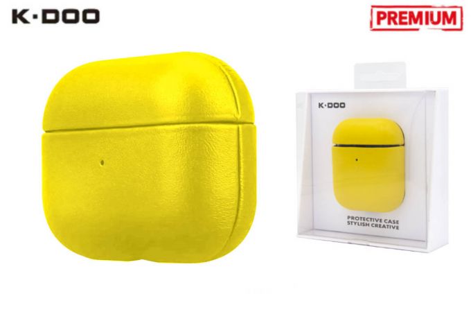 Чехол для наушников K-DOO LUXCRAFT+ AirPods 3 (Yellow)