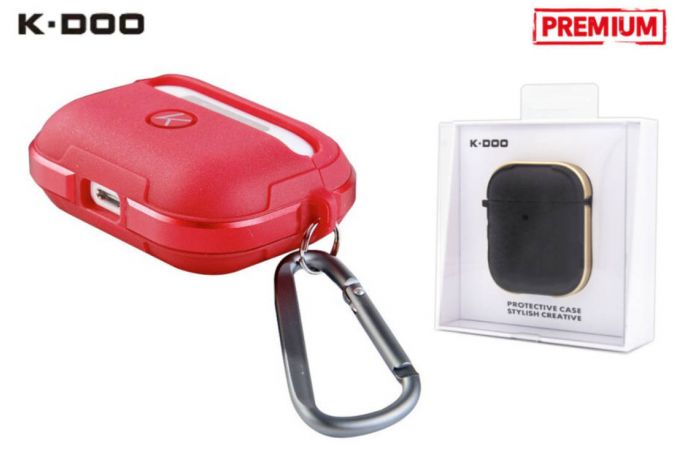 Чехол для наушников K-DOO CRASHGUARD AirPods 3 (Red)