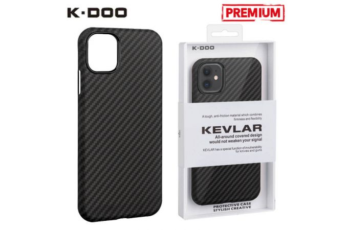 Чехол для телефона K-DOO KEVLAR iPhone 13 (черный)