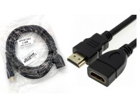 Кабель HDMI-HDMI (папа - мама) удлинитель 2 м (V1.4)