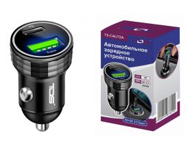 TDS TS-CAU72A ЗУ авто USB (QC3.0 Super + PD20W,4000mA)