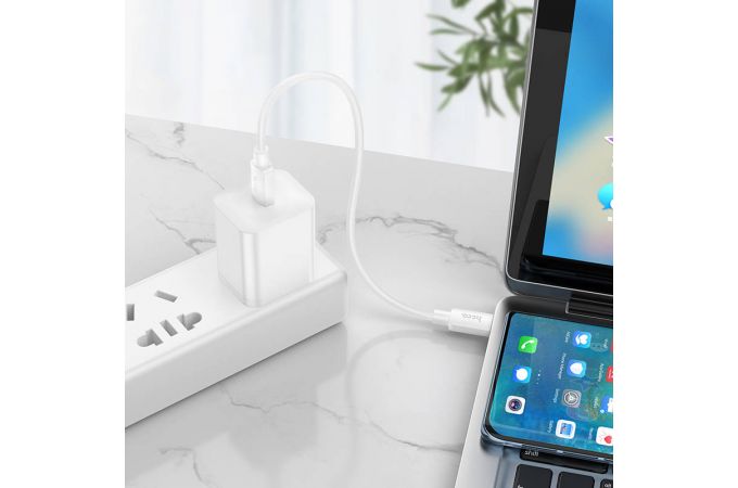 Кабель USB Type-C - USB Type-C HOCO X96 PD60W (черный)  25 см