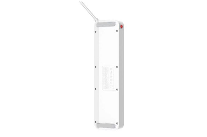 Сетевой фильтр LDNIO SC4408/ 2м/ 4 розетки EU_UK_US/ 2500W/ 4 USB/ Выключатели на розетки (белый)