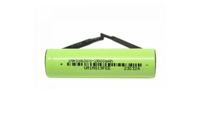 Аккумулятор 18650 (2600mAh, 5С) с контактами