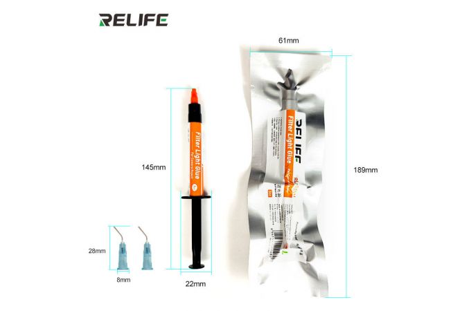 Клей ультрафиолетовый Light filter RELIFE RL-035H (3 cc) (Для ремонта камеры)