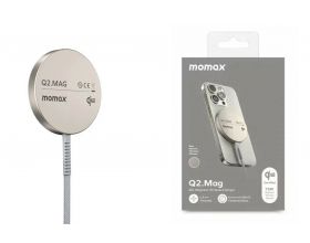 Беспроводное зарядное устройство MOMAX UD32L Qi2 Magnetic Titanium