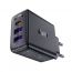 Сетевое зарядное устройство 2USB + USB-C ACEFAST A57 PD35W GaN Black (черный)