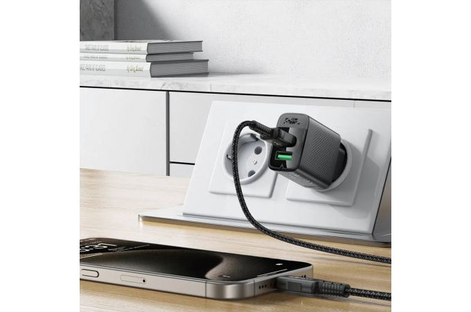 Сетевое зарядное устройство 2USB ACEFAST A86 12W Black
