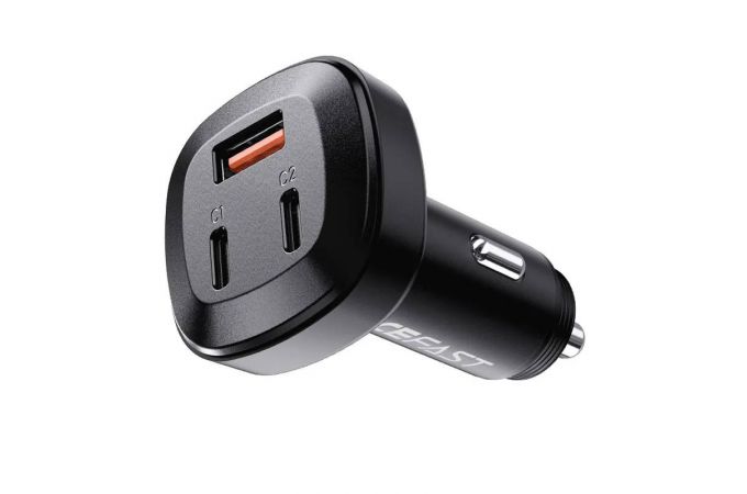 Автомобильное зарядное устройство АЗУ USB + 2USB-C ACEFAST B3 66W Black