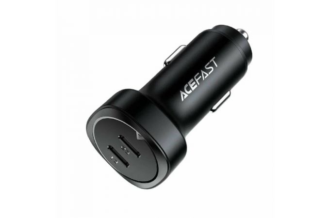 Автомобильное зарядное устройство АЗУ 2USB-C ACEFAST B2 72W Black