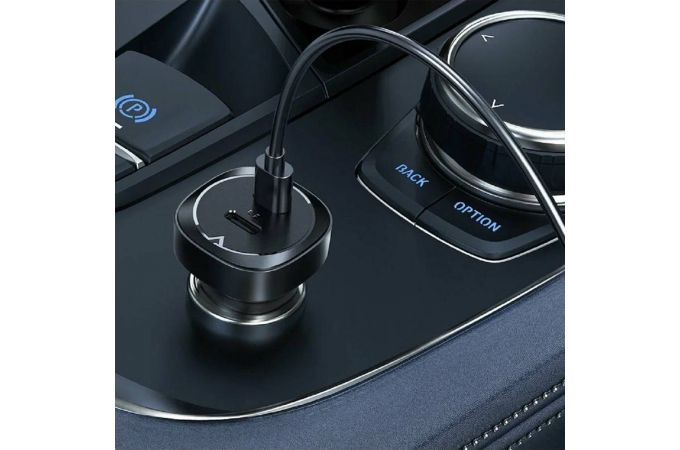 Автомобильное зарядное устройство АЗУ 2USB-C ACEFAST B2 72W Black
