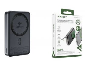Универсальный дополнительный аккумулятор Power Bank ACEFAST M11 PD30W Qi2 10000 Magnetic Wireless Charging Black