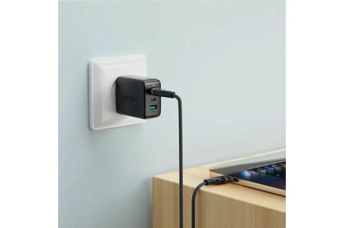 Кабель USB Type-C - USB Type-C ACEFAST C11-03 magnetic charging data cable Black