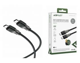 Кабель USB Type-C - USB Type-C ACEFAST C10-03 Silicone Braid Charging Data Cable Black