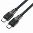 Кабель USB Type-C - USB Type-C ACEFAST C10-03 Silicone Braid Charging Data Cable Black