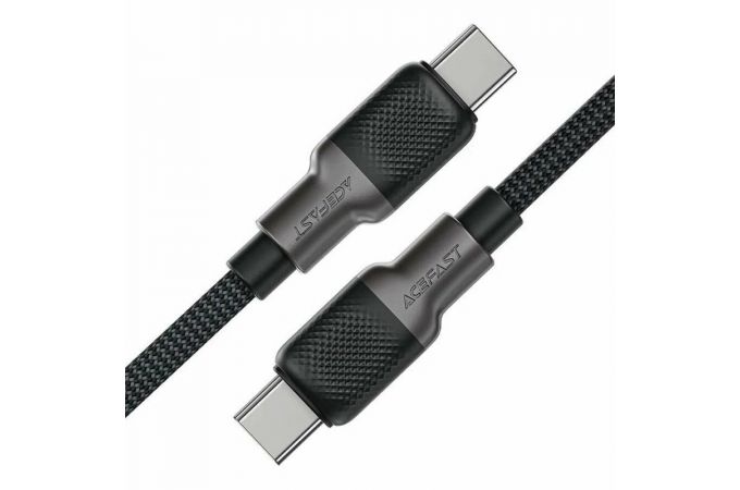 Кабель USB Type-C - USB Type-C ACEFAST C10-03 Silicone Braid Charging Data Cable Black