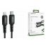 Кабель USB Type-C - Lightning ACEFAST C4-01 aluminum alloy charging data cable (1.8m) Black (черный)