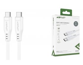 Кабель USB Type-C - USB Type-C ACEFAST C3-03 TPE charging data cable White