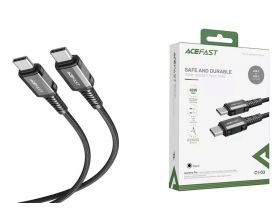 Кабель USB Type-C - USB Type-C ACEFAST C1-03 aluminum alloy charging data cable Black