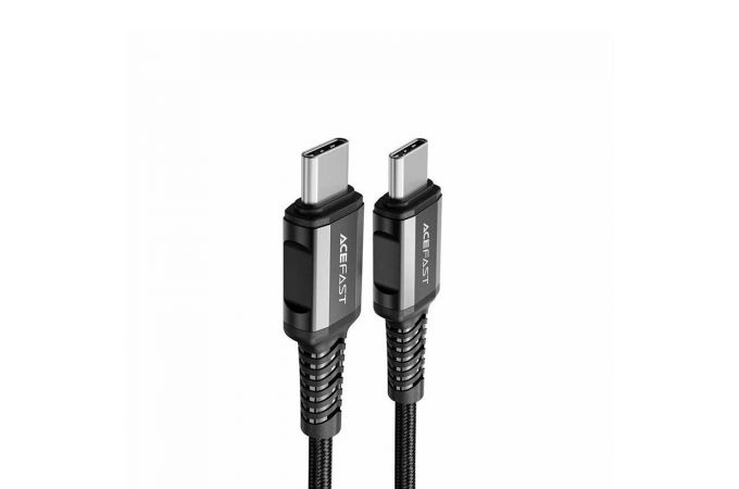 Кабель USB Type-C - USB Type-C ACEFAST C1-03 aluminum alloy charging data cable Black