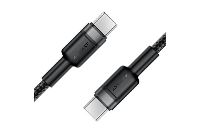 Кабель USB Type-C - USB Type-C ACEFAST C22-03 aluminum alloy charging data cable, Black