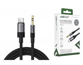 Адаптер для проводной гарнитуры ACEFAST J11 USB-C to 3.5mm audio adapter cable, Black