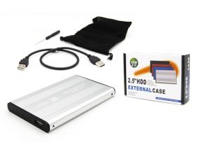 Кейс для HDD/SSD 2.5'' USB2.0 - SATA металл (S254U2_Silver)