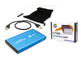 Кейс для HDD/SSD 2.5'' USB2.0 - SATA маталл (S254U2_Blue)