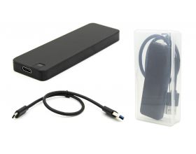 Кейс для SSD M.2 NGFF B-key - USB-C металл (M2-813-NGFF_Black)