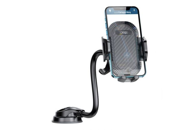 Держатель автомобильный для телефона XO C85 Car hose suction cup mobile phone holder (Чёрный)