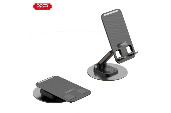 Подставка настольная для телефона XO C108 Small Disc Rotating 360° Metal Phone Holder