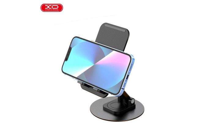 Подставка настольная для телефона XO C108 Small Disc Rotating 360° Metal Phone Holder