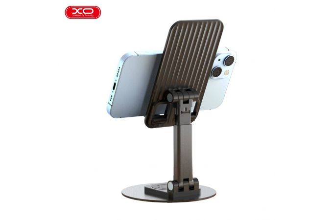 Подставка настольная для телефона XO C108 Small Disc Rotating 360° Metal Phone Holder