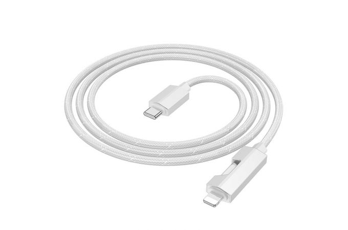 Кабель USB Type-C - Lightning HOCO U123 Regent PD20W (черный) 1м