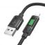 Кабель USB - Lightning HOCO U126, 2,4A (черный) 1,2м