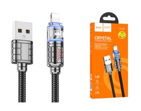 Кабель USB - Lightning HOCO U122 , 2,4A (черный) 1,2м