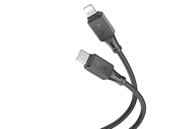 Кабель USB Type-C - Lightning HOCO X101 PD27W (серый) 1м (силиконовый)