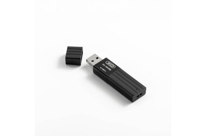 Картридер XO DK05B (USB3.0 2-in-1 card reader) (черный)