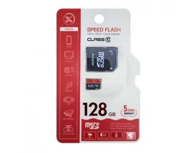 Карта памяти MicroSDXC_128 Gb XO High level TF high speed 128GB BLACK+RED