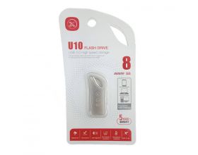 Флешка USB 2.0 XO U10 8GB Silver