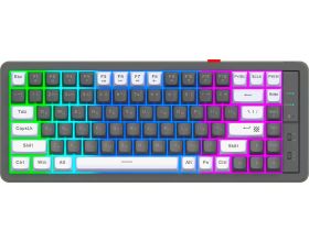 Клавиатура беспроводная Defender Maro GK-325 RU серый-белый компактная игровая/  84 клавиши