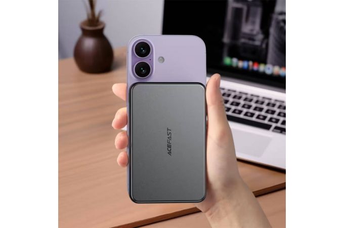 Универсальный дополнительный аккумулятор Power Bank ACEFAST M31 PD22,5W magnetic fast charging power bank wint cable(10000mah) Black