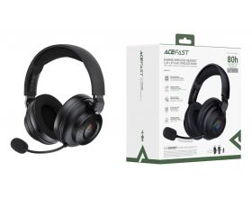 Наушники мониторные беспроводные ACEFAST H15 gaming wireleess headset (Черный)