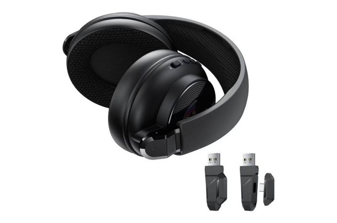 Наушники мониторные беспроводные ACEFAST H15 gaming wireleess headset (Черный)